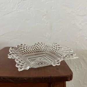 Vintage Crystal Cigar Ashtray/Catchall